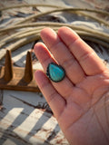The Suede Drop Ring