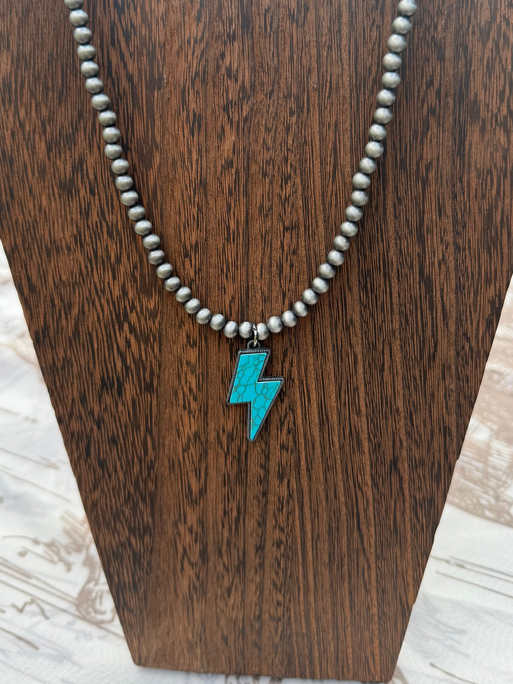 18 inch lightning bolt necklace