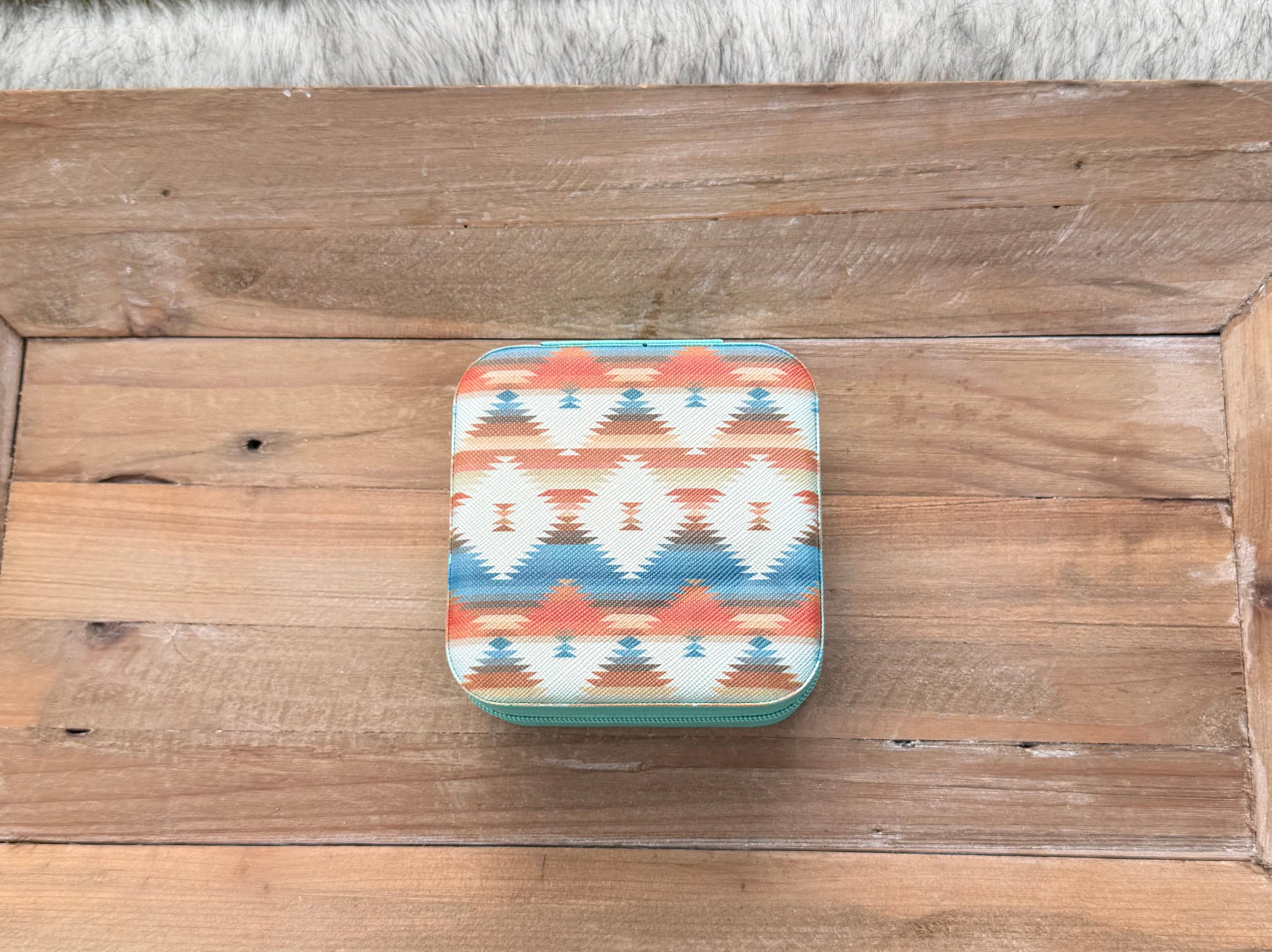 Aztec Square Jewelry Case