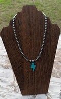 18 inch lightning bolt necklace