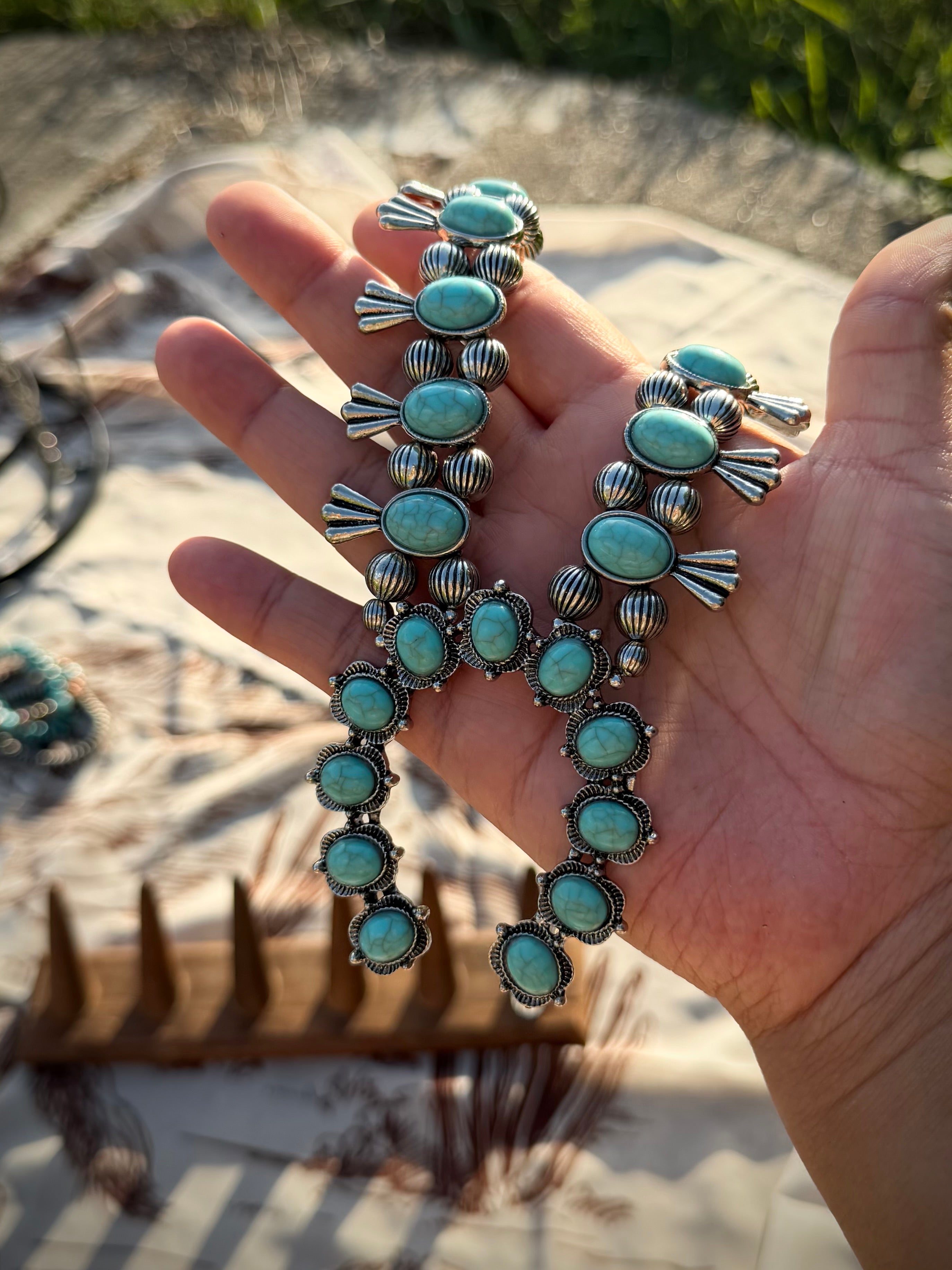 The High Desert Squash Blossom Necklace